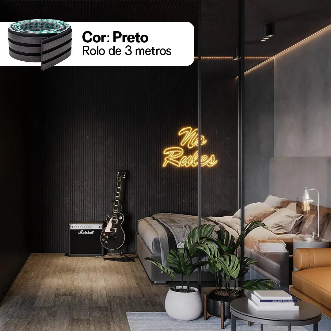 Kit Painel Ripado Autocolante 3M Laminado | PAREDES, AZULEIJOS | SUPER COLA