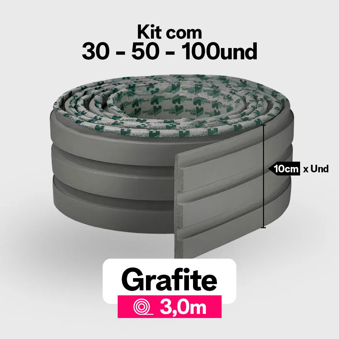 Kit Painel Ripado Autocolante 3M Laminado | PAREDES, AZULEIJOS | SUPER COLA