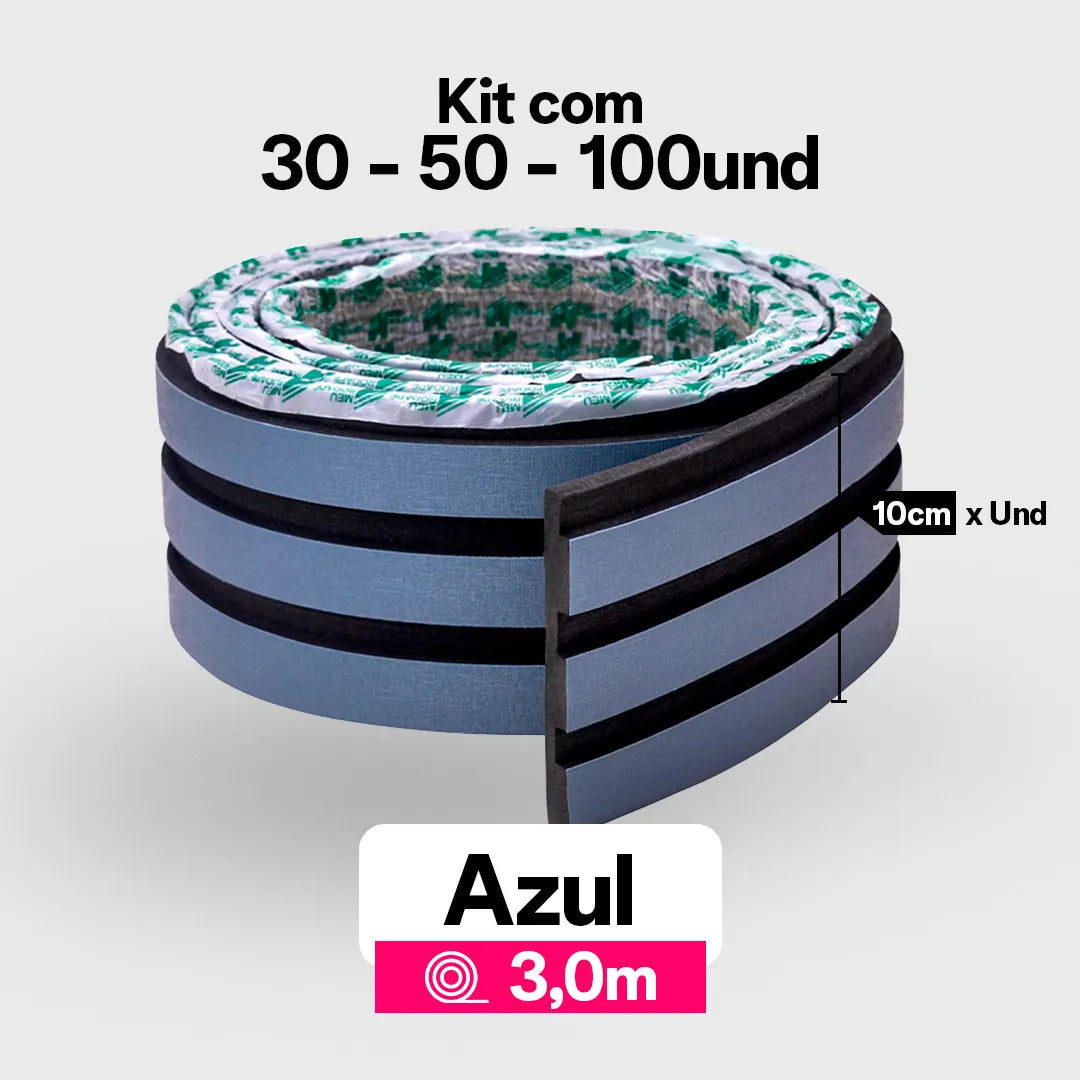 Kit Painel Ripado Autocolante 3M Laminado | PAREDES, AZULEIJOS | SUPER COLA