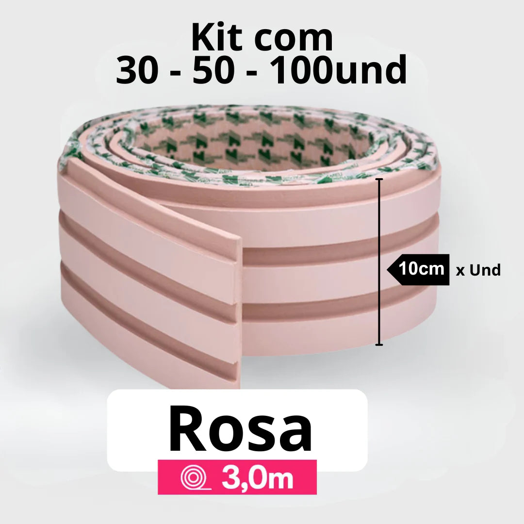 Kit Painel Ripado Autocolante 3M Laminado | PAREDES, AZULEIJOS | SUPER COLA