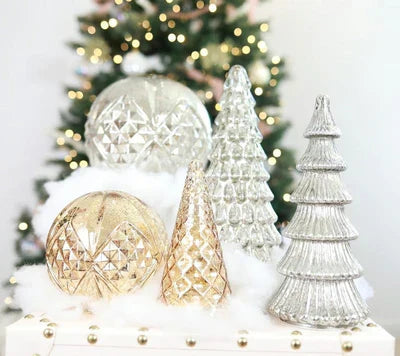 Conjunto de 5 Árvores de Mercúrio Iluminadas