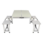Camping PRO- Mesa de Camping com 4 Banquetas vira Maleta