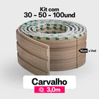 Kit Painel Ripado Autocolante 3M Laminado | PAREDES, AZULEIJOS | SUPER COLA