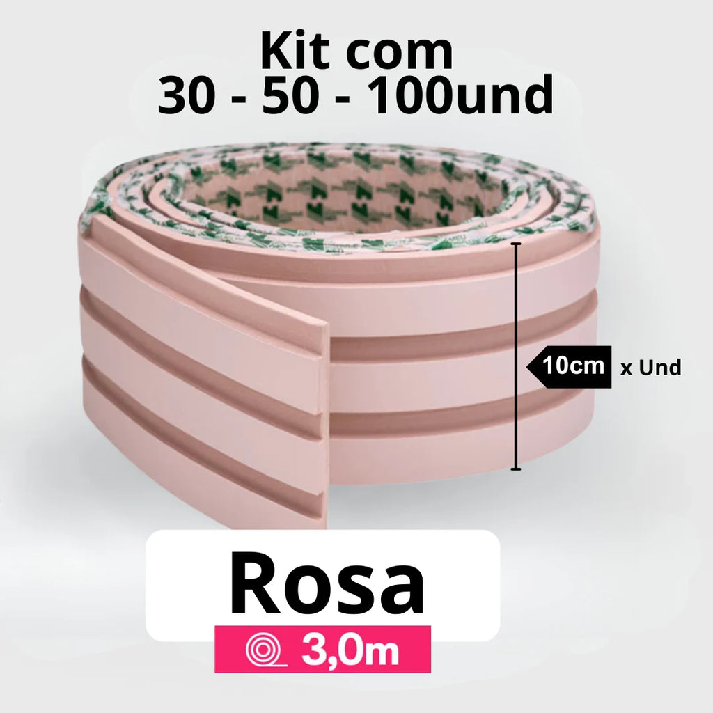 Kit Painel Ripado Autocolante 3M Laminado | PAREDES, AZULEIJOS | SUPER COLA