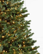Árvore de Natal Tradicional com Galhos Articulados, SuportMetálico e LEDs Embutidos